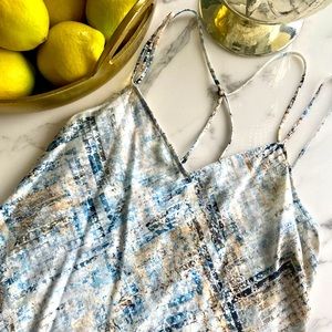 Haute Hippie Top w Chain Link Opening